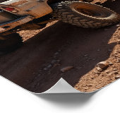  truck op de achtervolging poster (Hoek)