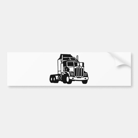 TRUCK oplegger american Bumpersticker (Voorkant)