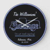 Truck Outline Garage Klok Teken (Voorkant)