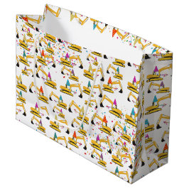 Truck Party Patroon voor graafmachine-constructie Groot Cadeauzakje