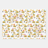 Truck Party Patroon voor graafmachine-constructie Inpakpapier Vel (Voorkant 3)