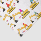 Truck Party Patroon voor graafmachine-constructie Tissuepapier (Detail)