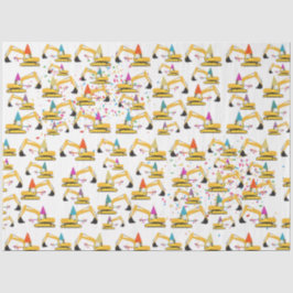 Truck Party Patroon voor graafmachine-constructie Tissuepapier