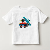 Truck Rally Cool Monster Trucks Shirten Kinder Shirts (Voorkant)