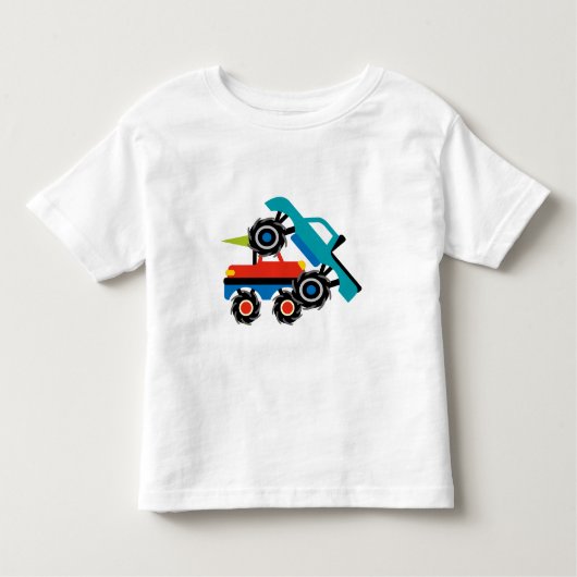 Truck Rally Cool Monster Trucks Shirten Kinder Shirts (Voorkant)