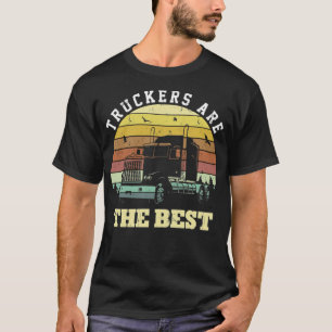 Truck Retro people alpaca T-shirt