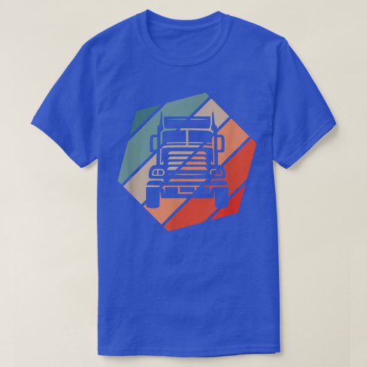 Truck Retro Style 2848 T-shirt (Design voorkant)