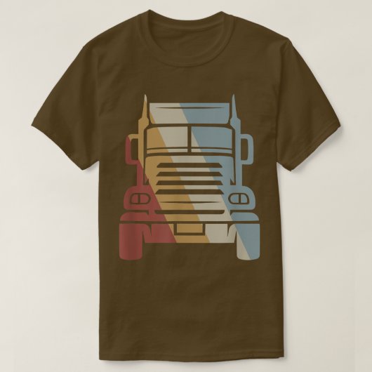 Truck Retro Style T-shirt (Design voorkant)