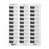  Truck Return-adreslabel Etiket (Full Sheet)