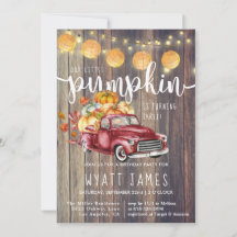  Truck Rustic Barnwood Autumn Birthday