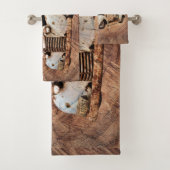  Truck Rustic Wood Bad Handdoek (Insitu)