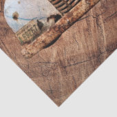  Truck Rustic Wood Tissuepapier (Detail)