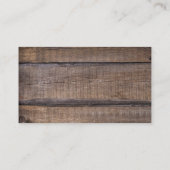  Truck Rustic Wood Visitekaartje (Achterkant)