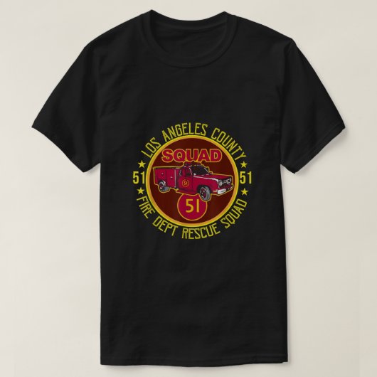 Truck Side 51 Emergency Squad Logo Essential T-shirt (Design voorkant)