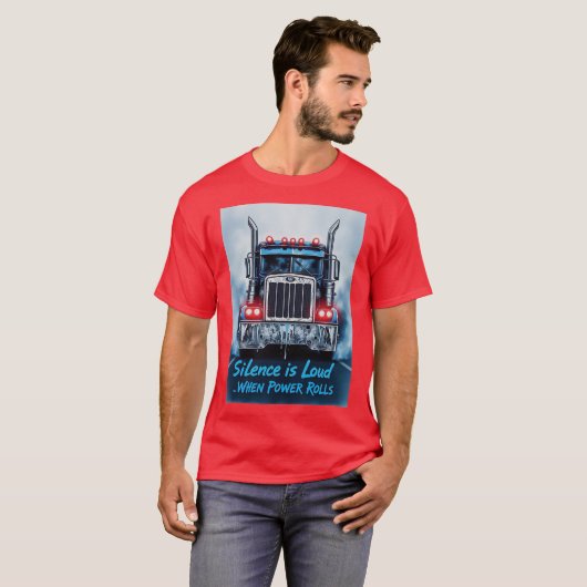 Truck Silent Power T-shirt (Voorkant volledig)