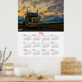 Truck Stop Sky 2014 kalender Poster (Keuken)