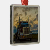 Truck Stop Sky-versiering Metalen Ornament (Rechts)