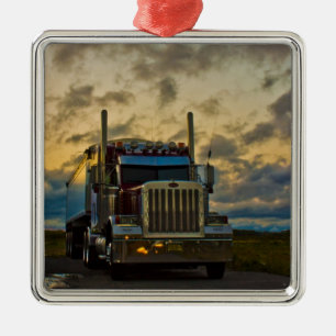 Truck Stop Sky-versiering Metalen Ornament