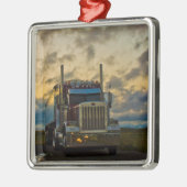 Truck Stop Sky-versiering Metalen Ornament (Links)