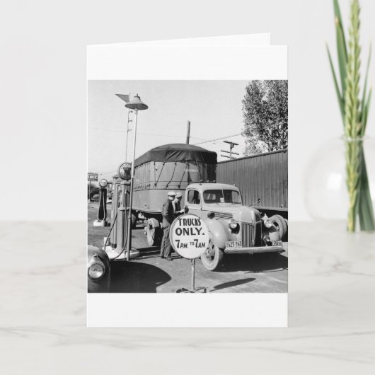 Truck Stop van 1940 Kaart (Voorkant)