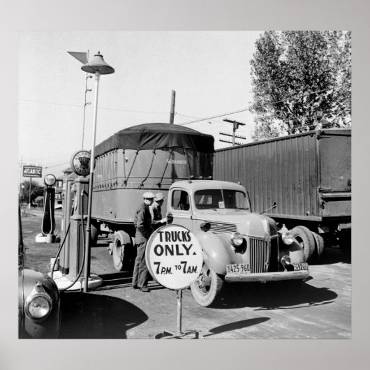 Truck Stop van 1940 Poster (Voorkant)