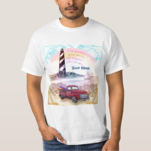 Truck Stormy Lighthouse T-shirt