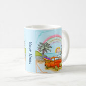 Truck Surfer  Lighthouse mug Koffiemok (Voorkant rechts)