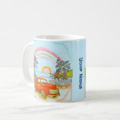 Truck Surfer  Lighthouse mug Koffiemok (Voorkant links)