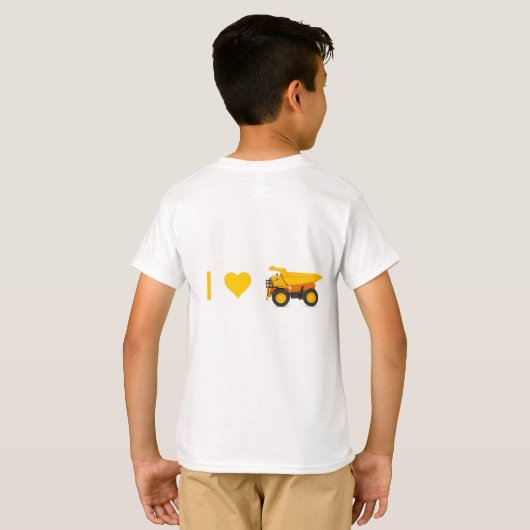 Truck T-Shirt for toddlers (Achterkant volledig)