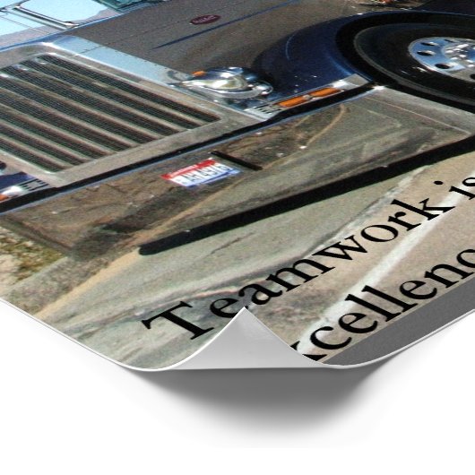 Truck Teamwork Poster (Hoek)