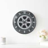 Truck Tire Tire Truckers Wall Clock Grote Klok (Huis)