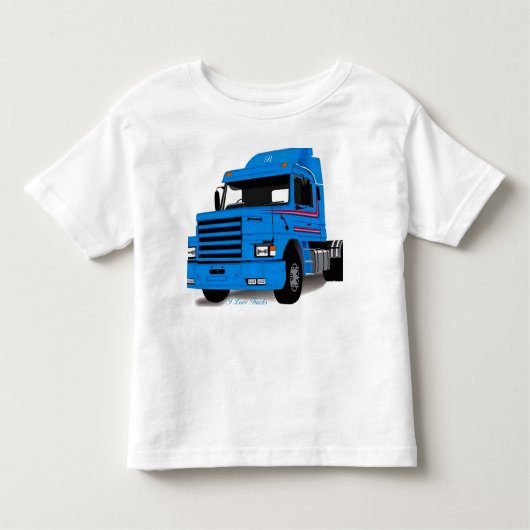 Truck Toddler T-Shir Kinder Shirts (Voorkant)