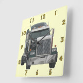 Truck Tractor Wall Clock Vierkante Klok (Hoek)