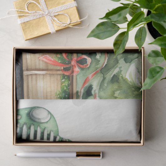 Truck Treasures: Kerstboom Boerderij Tissuepapier (Geschenk)