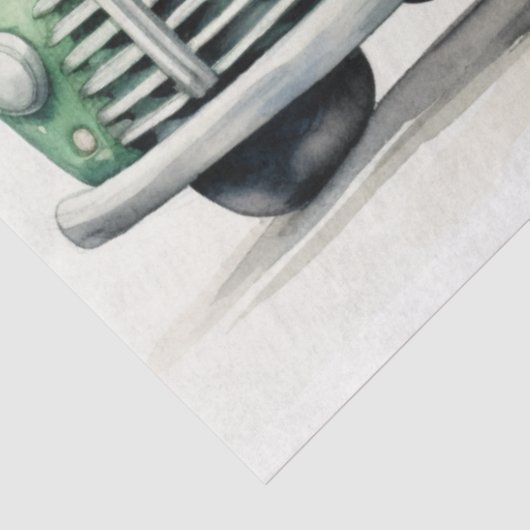  Truck Treasures: Kerstboom Boerderij Tissuepapier (Detail)