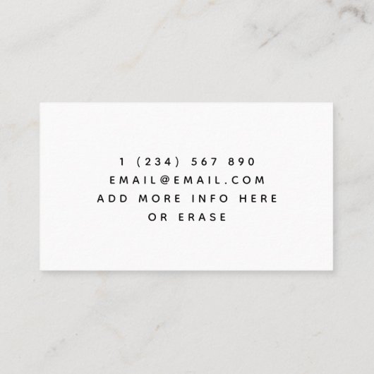 Truck Trucker Auto Rijdend Vervoer Wit Visitekaartje (Achterkant)