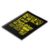 Truck Trucker LOCAL TRUCK DRIVER SOLVE PROBLEMEN D Notitieboek (Linkerzijde)