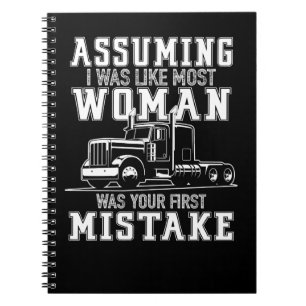 Truck Trucker Woman Funny Truck Driver Quotes 114 Notitieboek