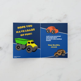 Truck Verjaardag Kaart
