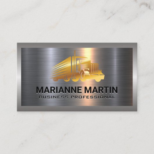 Truck | Visitekaartje industriële grens (Voorkant)