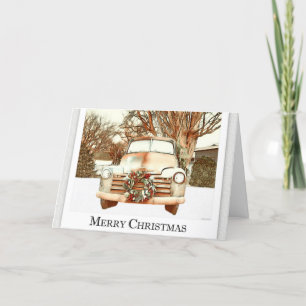 Truck - Vrolijk Kerstfeest Kaart