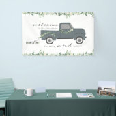  Truck Wedding Bloemen Welkom Spandoek (Beurs)