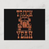 TRUCK YEAH Big Rig Trucker Truck Driver Briefkaart (Voorkant)