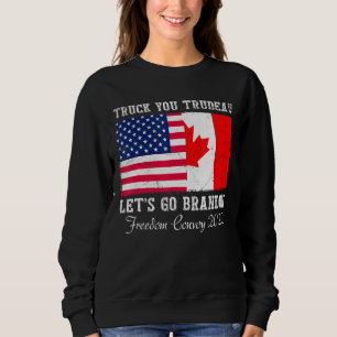 Truck You Trudeau Canada Flag Freedom Convoy Truck Trui
