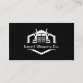 Truckchauffeur en Trucking Service Visitekaartje (Voorkant)