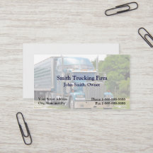Truckchauffeur Trucking Firm Visitekaartje