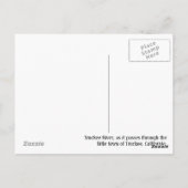 Truckee Briefkaart (Achterkant)