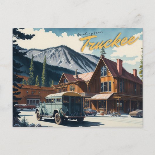 Truckee, CA Briefkaart (Voorkant)