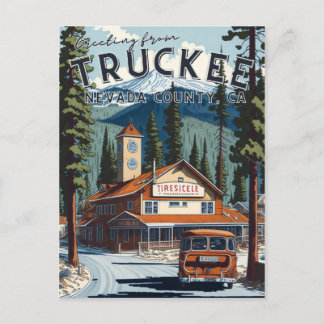 Truckee, CA Briefkaart