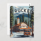Truckee, CA Briefkaart (Voorkant / Achterkant)